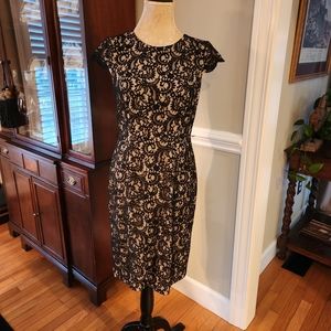 Talbott's black lace dress size 4